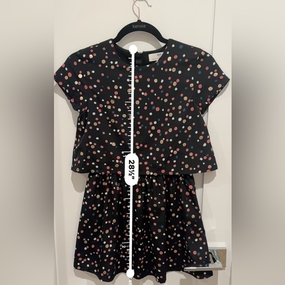 DVF x Rockets of Awesome Kids Woven Dress black multicolor size 10 polka dots - Picture 6 of 6